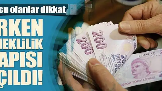 Bağ-Kur'luya erken emeklilik