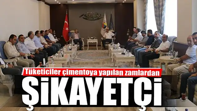 Çimento fabrikalarının sezon ortasında zam yapması