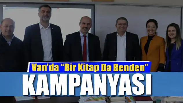 Van'da 'Bir Kitap Da Benden' kampanyası