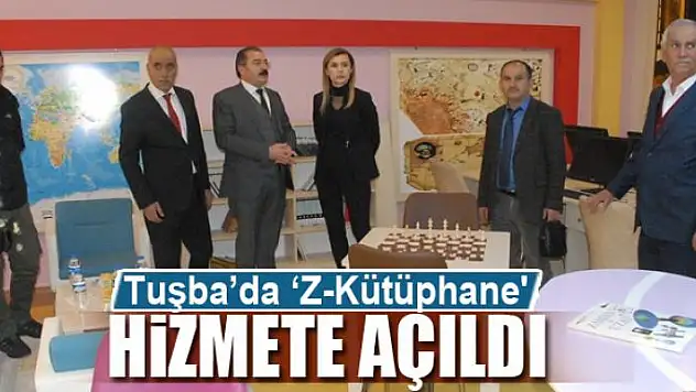 Tuşba'da 'Z-Kütüphane' açılışı 