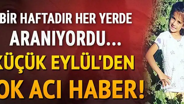 Küçük Eylül'den çok acı haber!