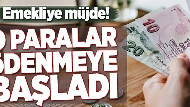 Memur emeklilerine ikramiye farkları ödenmeye başladı  