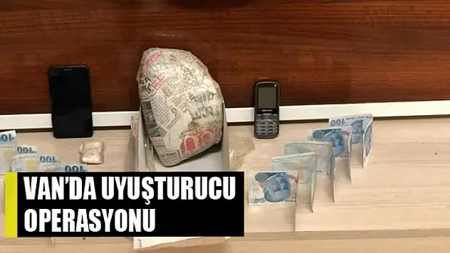 Van'da uyuşturucu operasyonu