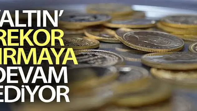 Güvenli liman olarak görülen 'altın' rekor kırmaya devam ediyor