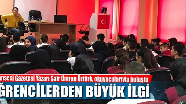 Vansesi Gazetesi Yazarı Şair Ümran Öztürk, okuyucularıyla buluştu 