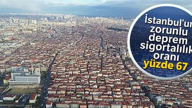 İstanbul'un zorunlu deprem sigortalılık oranı yüzde 67