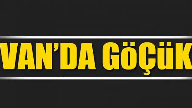 Van'da göçük