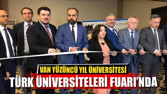 Rektör Şevli, '7. Türk Üniversiteleri Fuarı'na katıldı