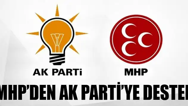 MHP'DEN AK PARTİ'YE DESTEK