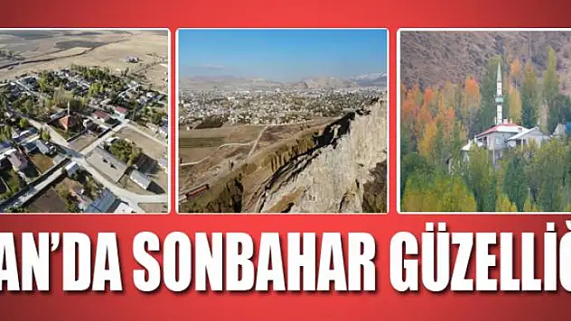 Van'da sonbahar güzelliği