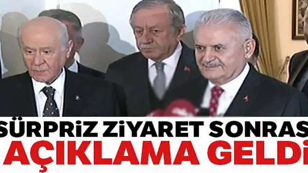 TBMM Başkanı Yıldırım, MHP lideri Bahçeli ile görüştü
