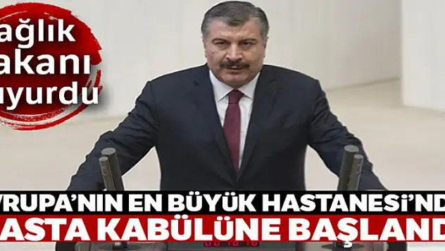 Ankara Şehir Hastanesi hasta kabulüne başladı