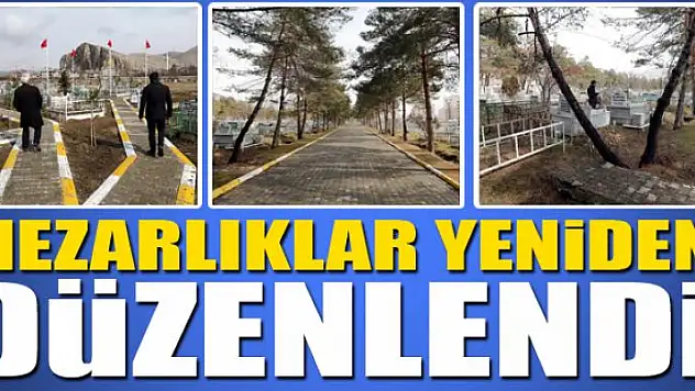 Van Büyükşehir Belediyesi mezarlıkları yeniden düzenlendi