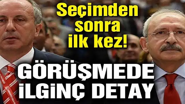 Kılıçdaroğlu ve İnce görüşmesi sona erdi