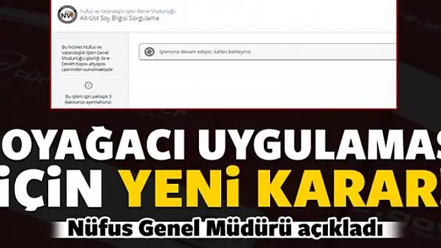 Nüfus Genel Müdürü açıkladı: Günlük kota açacağız