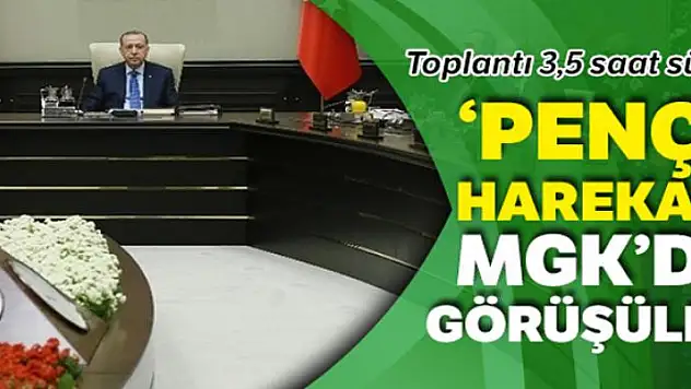 MGK, 'Pençe Harekâtı'nı masaya yatırdı