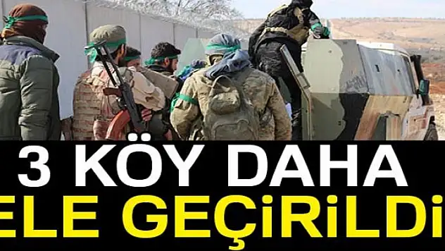 ÖSO, Cinderes yakınlarında üç köyü daha ele geçirdi