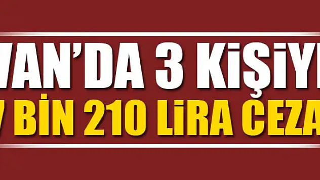 Usulsüz avlanan 3 kişiye, 7 bin 210 lira ceza kesildi