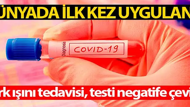 Diyarbakır'da koronavirüs tedavisi gören hastaya Türk ışını tedavisi uygulandı