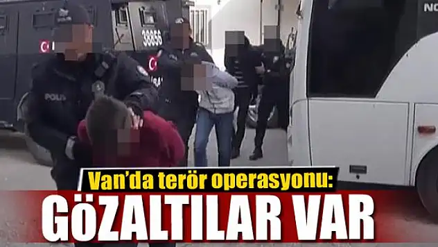 Van'da terör operasyonu: 20 gözaltı