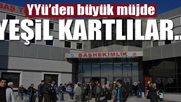 YYÜ'den büyük müjde!