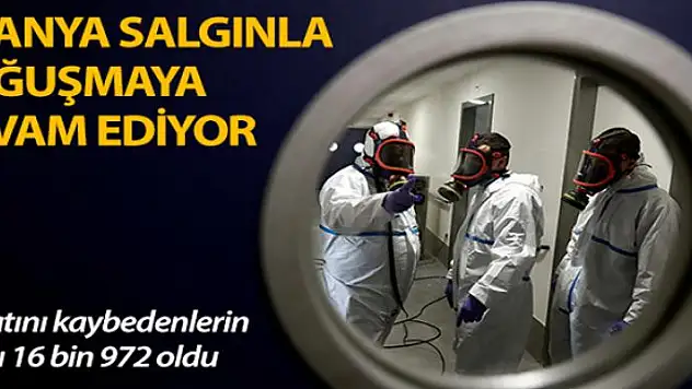 İspanya'da son 24 saate korona virüsten 619 kişi öldü