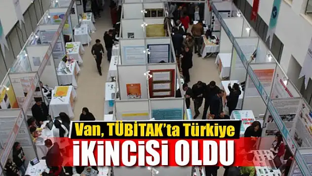 Van, TÜBİTAK'ta Türkiye ikincisi oldu 