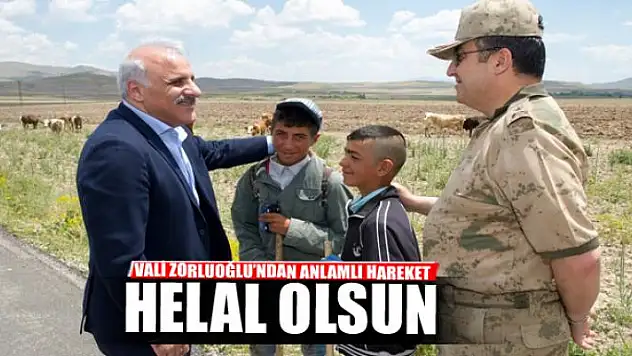 Vali Zorluoğlu'ndan anlamlı davranış