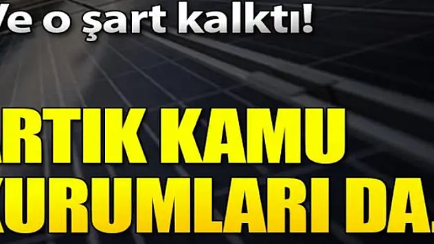 Dün yayınlandı, o şart kalktı... Büyük avantaj!