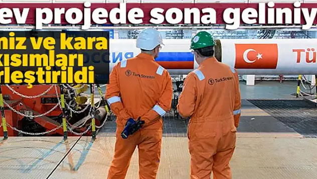 TürkAkım'da son durum Türkiye alım terminalinin yüzde 70'i tamamlandı