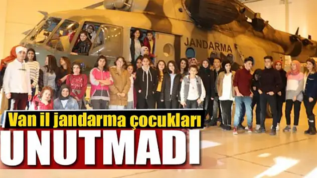 Van il jandarma çocukları unutmadı
