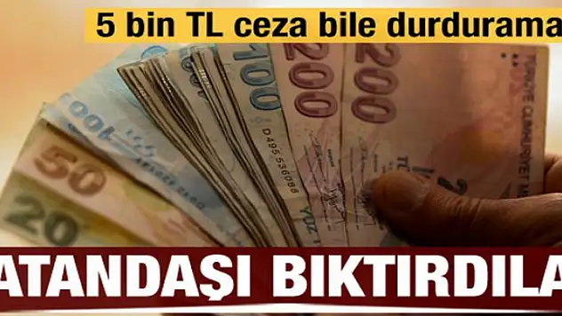5 bin TL ceza bile durduramadı! SMS'ler vatandaşı bıktırdı