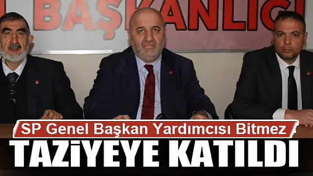 SP Genel Başkan Yardımcısı Bitmez, çığ faciasında ölen ilçe başkanının taziyesine katıldı