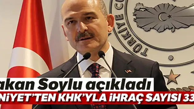 Emniyet'ten KHK'yla ihraç edilenlerin sayısı 33 bin