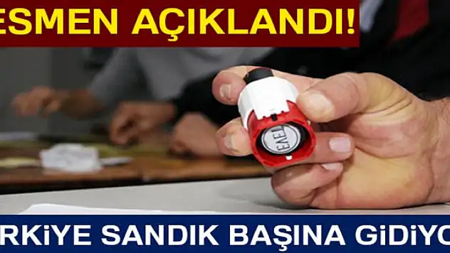 Erken seçim kararı Resmi Gazete'de yayımlandı