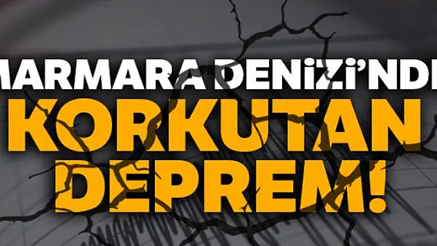İstanbul'da deprem mi oldu? Marmara'da 4.0 büyüklüğünde deprem!