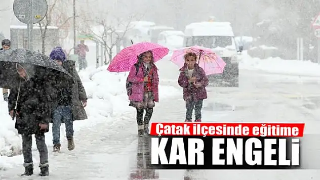Eğitime kar engeli