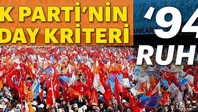 AK Partili Yavuz: 1994 ruhu ile yola çıkılacak