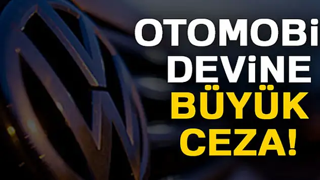 Volkswagen'e 1 milyar euro ceza