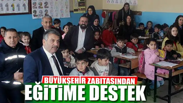 BÜYÜKŞEHİR ZABITASINDAN EĞİTİME DESTEK 