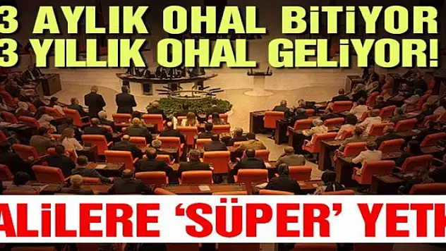 OHAL sonrası için Meclis'e sunulan yeni düzenlemenin detayları belli oldu