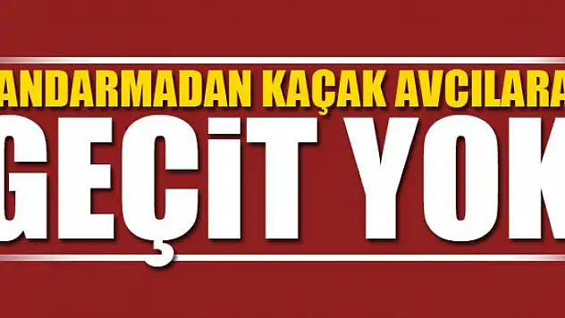 Jandarmadan kaçak avcılara geçit yok 