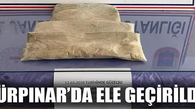 Gürpınar'da eroin ele geçirildi