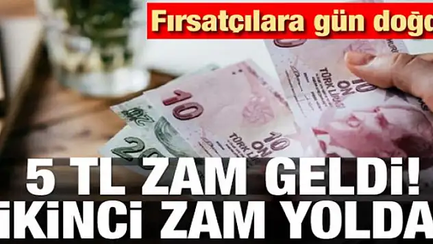Fırsatçılara gün doğdu! 5 TL zam geldi