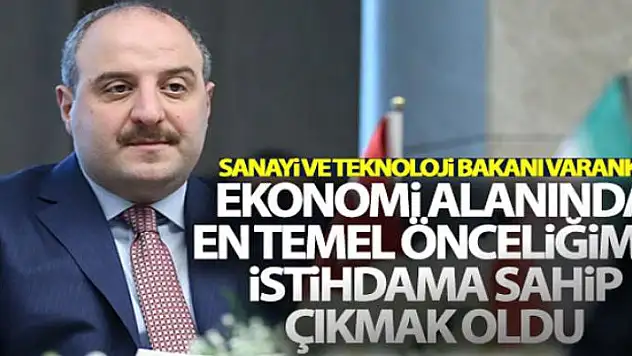 Bakan Varank: 'TSE ile birlikte sanayi tesislerinde alınması gereken önlemlerle ilgili kılavuz hazırladık'