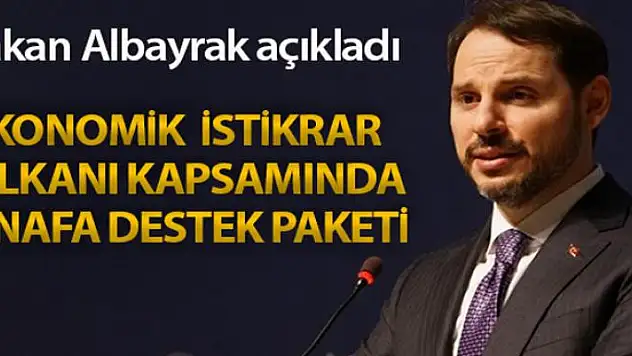 Bakan Albayrak, Halkbank aracılığıyla esnafa iki desteğin devreye alındığını açıkladı