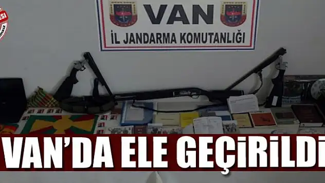 Van'da ele geçirildi