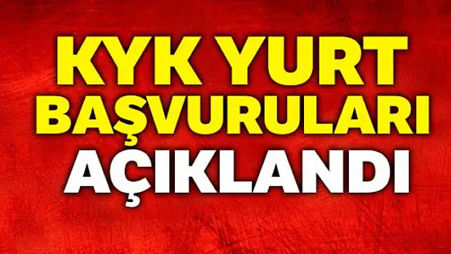 2019-2020 KYK yurt başvuruları açıklandı
