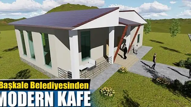 Başkale Belediyesinden modern kafe