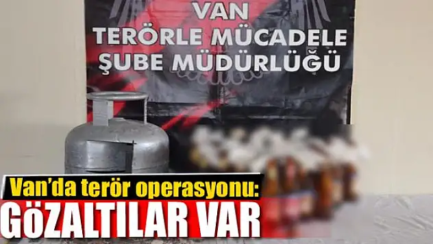 Van'da terör operasyonu: 8 gözaltı